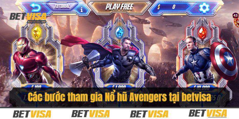 Quy trình tham gia Nổ hũ Avengers siêu đơn giản