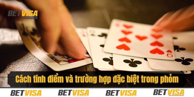 Cách tính điểm và những trường hợp đặc biệt trong Phỏm