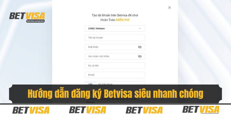 đăng ký Betvisa