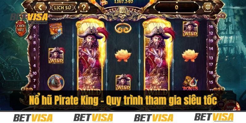 Các bước siêu tốc để tham gia Nổ hũ Pirate King