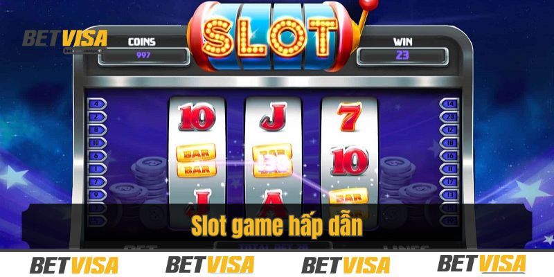 Thử vận may với hàng trăm tựa slot game đa dạng, đồ họa ấn tượng